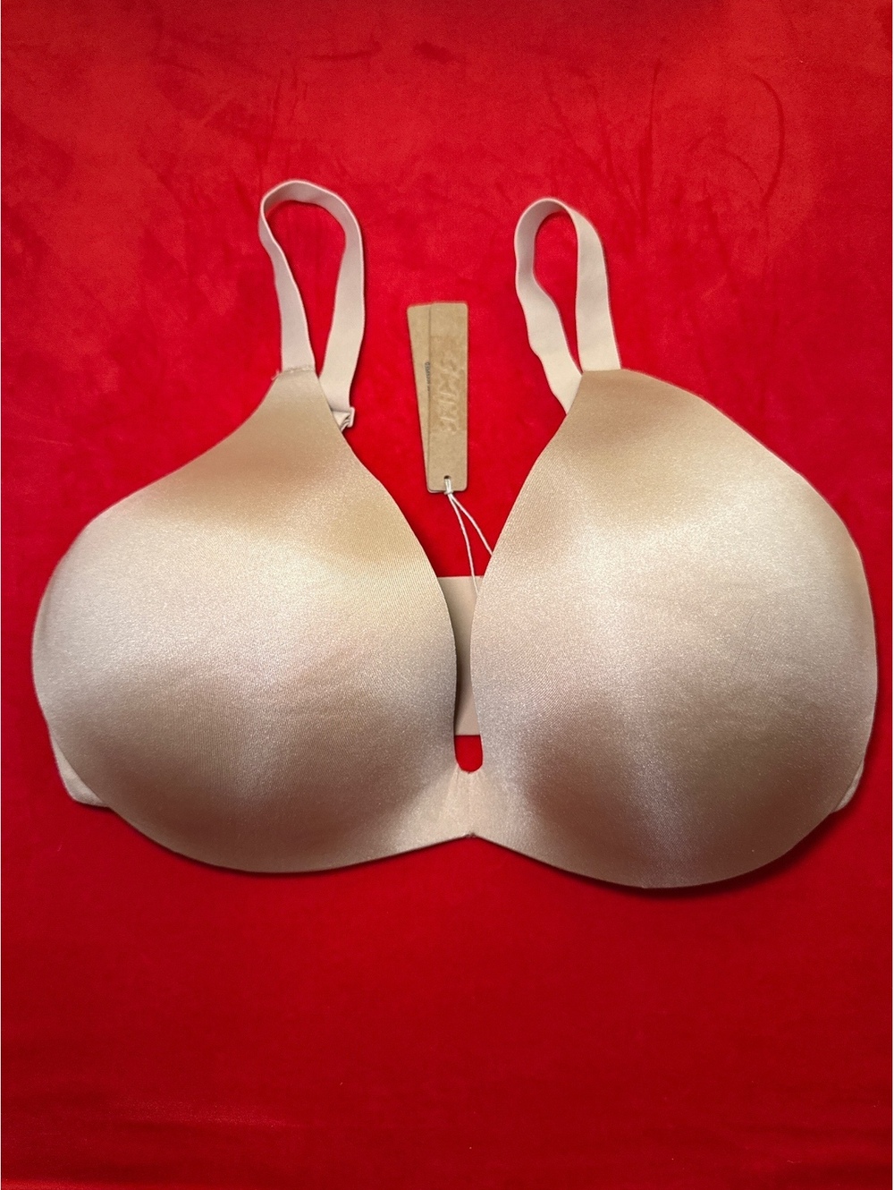Skims Body Wireless Super Push Up Bra Color Clay Size 38DDD